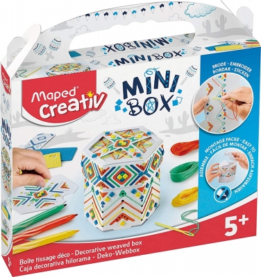 Set Creativ Mini box cutie crosetata Maped